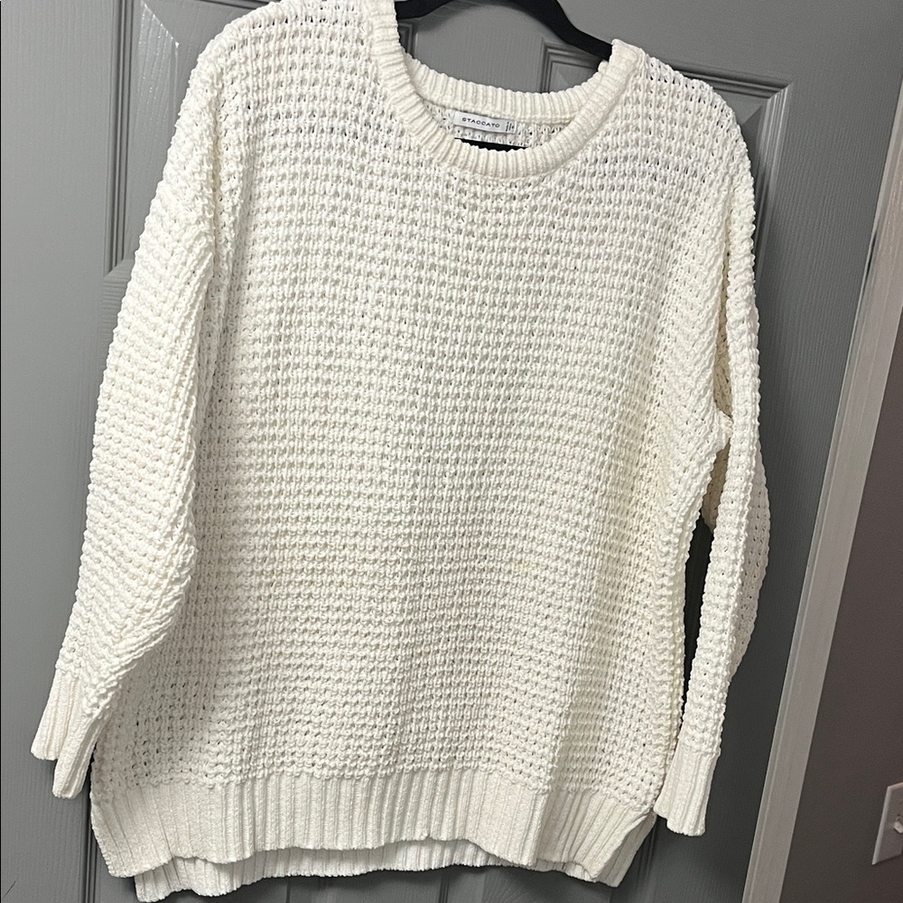 Staccato Cream Knit Sweater